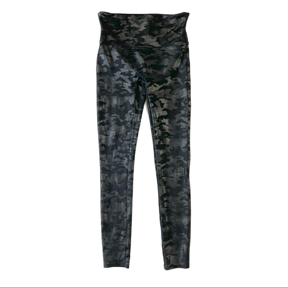 SPANX Pants - SPANX | Faux Leather Camo Leggings
